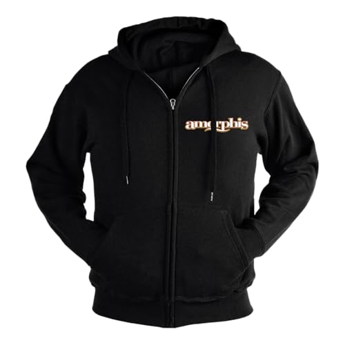 Amorphis - The Moon, Hooded Zipper (DE/NL/SE/PL, Alphanumerisch, XXL, Regular, Regular, Schwarz) von Amorphis