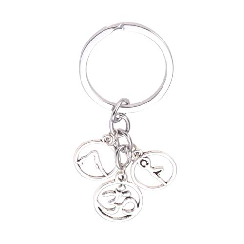 1stk Sport-schlüsselanhänger Schlüsselanhänger Für Om Schlüsselanhänger Yoga Hängende Ornamente Sport Schlüsselanhänger Frauen Yoga-schlüsselring Aluminium Fitness 1stk Sport-schlüsselanhänger Schlüsselanhänger Für Om Schlüsselanhänger Yoga Hängende Ornamente Sport Schlüsselanhänger Frauen Yoga-schlüsselring Aluminium Fitness von Amosfun