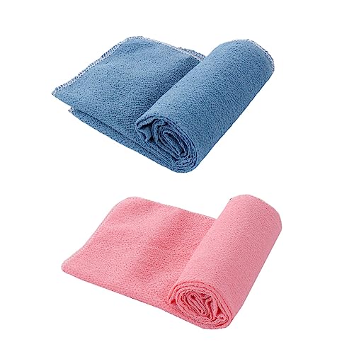 Amosfun 1 Satz Starke Rubbing Handtücher Mit Zugband Für Hautreinigung Im Badezimmer Doppelseitige Peeling Tücher Zur Körperexfoliation Für Rücken Nacken Und Schultern 2 Stück von Amosfun