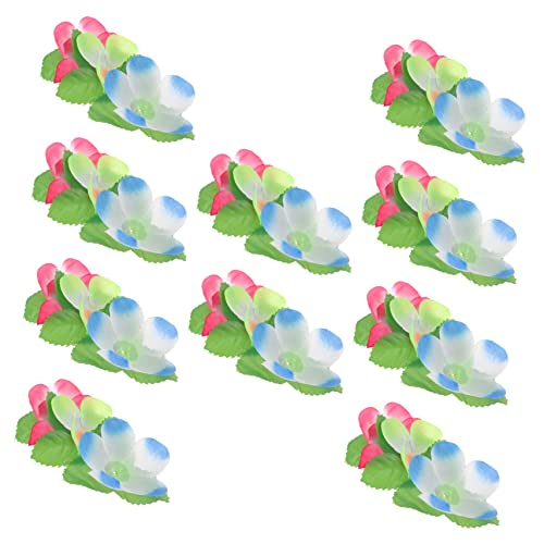 Amosfun 10 Stück Haarblumen Haarspangen im Hawaii Eleganter Haarschmuck für Frauen Hochzeiten Partys und Besondere Anlässe Rutschfester Halt Komfortable Tragbarkeit von Amosfun