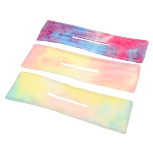 Amosfun 18 Stk Lockenwickler Drehen Tie-dye-haargummi Haar-ballett-dutt-maker Geflochtenes Stirnband Haarknoten Für Kinder Donuts Maker Für Haare Weben Polyester Rotieren Lockenstab von Amosfun