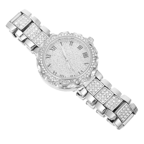 Amosfun Strass Damenuhr Dekorative Armbanduhr Studentenuhr Mit Strasssteinen Aus Hochwertigem Material Für Damen Präzises Exquisites Design Zu Tragen von Amosfun