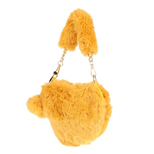 Amosfun 1stk Tasche in Herzform Herz-umhängetasche Flauschige Geldbörsen Für Damen Fuzzy-geldbörsen Für Frauen Damen Herz Handtasche Herz-geldbörse Herzförmig Kunstfell Geldbeutel Fräulein von Amosfun