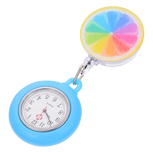 Amosfun Einziehbare Krankenschwesteruhr Taschenuhr Für Pflegepersonal Uhr Leichte Tragetaschenuhr Sicher Und Langlebig von Amosfun