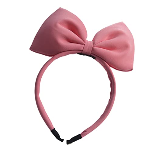 Amosfun 1Stk Schleife Kopfbedeckung Bowknot-Stirnband Mädchen-Stirnband rosa Tiara Damen-Stirnband kopfschmuck Haarbänder Schleife Haarreifen Bowknot-Haarband Handbuch Haarschmuck Kind von Amosfun