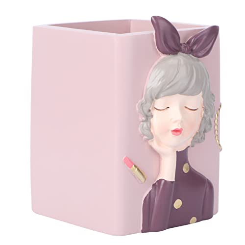 Amosfun 1stk Aufbewahrungsbox Für Make-up-Pinsel Cartoon-stiftbehälter Dekorativer Stiftehalter Aufbewahrungsbehälter Für Stifte Desktop-stifthalter Stiftbecher Statue Harz Büro Haushalt von Amosfun