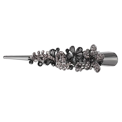 Amosfun 1stk Retro Große Strass Metall Horn Clip Kopfschmuck Entenschnabel Clip Kristall Haarspange Haarschmuck Haarspangen Mit Entenzähnen Haarstyling Haarspange Damen Frankreich Mädchen von Amosfun