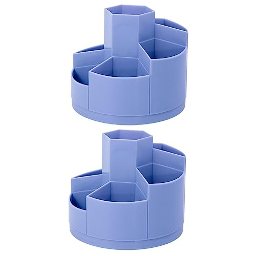 Amosfun 2 Fußball drehbarer Stifthalter Caddie Desktop-Speicher-Organizer aufbewahrungsdose Storage Boxes Kunststoffbehälter Kugelschreiber Bleistift Bürobedarf Desktop-Speicher-Bucket von Amosfun