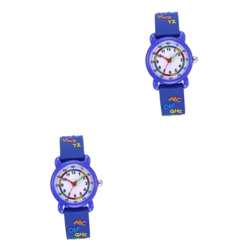 Amosfun 2 Stück 3D-Cartoon-kinderuhr Quarzwerk Modische Armbanduhr Für Jungen Und Mädchen von Amosfun