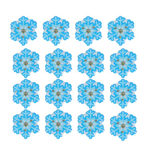 Amosfun 25 stücke led leuchten Weihnachten broschen emaille pins Abzeichen Weihnachtsfeier bevorzugt Schneeflocke schmuck Geschenke für Kinder Erwachsene von Amosfun