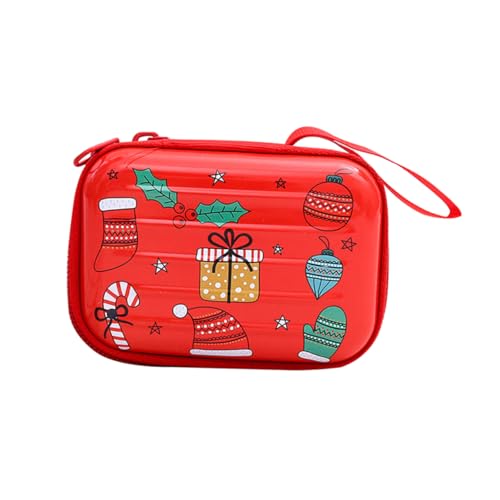 Amosfun 2St Münzbeutel für Mädchen Harte kopfhörer hülle USB-Stick Table sauces & Condiments Geldbörse mit Reißverschluss Mini-Geschenktüte Zubehör Währung Weihnachts Box Kind von Amosfun