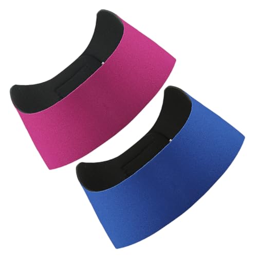 Amosfun 2St Stirnbänder dusche stirnband ohrenschutz schwimmen kinder schwimmohrenschutz erwachsene Haargummis Hijab Sport-Stirnband Ohrabdeckung Schweiß aufnehmen Schal Spielzeug von Amosfun