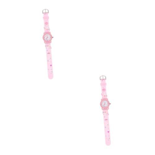Amosfun 2 Stücke Verstellbaren Riemen Kinder Quarts Uhr Mädchen Uhr Uhr Für Jungen Mädchen Studenten von Amosfun
