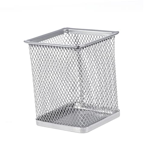 Amosfun 2st Stifthalter Aus Metall Stiftetui Aus Metall Bleistift-Organizer Bleistifthalter Aus Mesh Bleistiftvase Bleistifthalter Aus Schwarzem Mesh Buntstifte Hölzern Messerhalter Büro von Amosfun