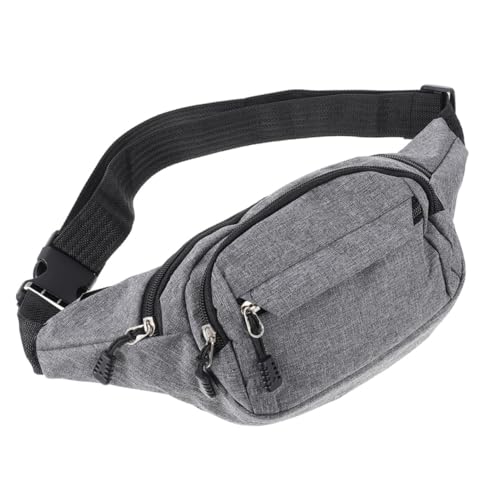 Amosfun 2st Herren Sport Bauchtasche Männliche Stofftasche Männliche Umhängetasche Männliche Sport-umhängetaschen Tragbare Hüfttasche Oxford-Stoff Beiläufig Aufbewahrungstaschen Fitness von Amosfun