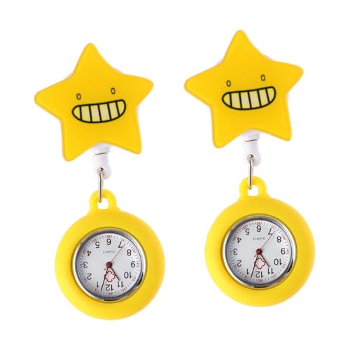 Amosfun 2 Stück Armbanduhr Im Cartoon-Stil Uhr Teleskop-taschenuhr Für Krankenschwestern Amosfun 2 Stück Armbanduhr Im Cartoon-Stil Uhr Teleskop-taschenuhr Für Krankenschwestern von Amosfun