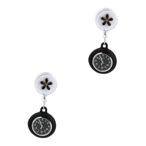 Amosfun 2 Stück Quarzuhr Für Studenten Hängende Taschenuhr Uhr Mädchenuhr Legierung Langlebige Kette von Amosfun