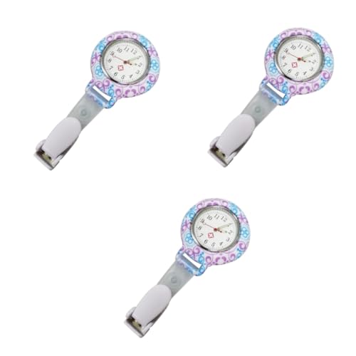 Amosfun 3 Stück Innovative Uhr Taschenuhr Modische Hängeuhr Genaue Zeitmessung Für Krankenschwestern Und Ärzte von Amosfun