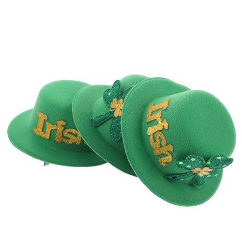 Amosfun 3 Stück Grüne Party Hut Clips Für Haare Urlaubs Haar Accessoires Grüne Zylinder Haar Clips Niedliche Haar Accessoires Patrick'S Day Accessoires Hüte Für Damen Modischer von Amosfun