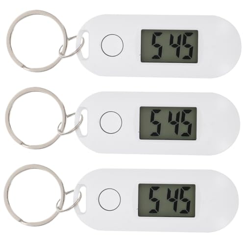 Amosfun 3-teilige Taschenuhr Digital Für Jungen Und Mädchen Taschenuhr Taschenuhr Für Jungen Und Mädchen Digital Schlüsselanhänger Uhr Uhrenclip von Amosfun