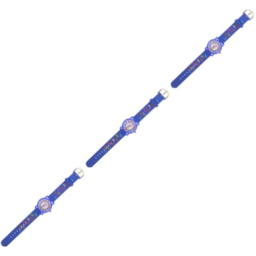 Amosfun 3stücke Junge Mädchen Cartoon Armbanduhr Für Mädchen wasserdichte Verstellbare Kinderuhr Aus Langlebigem Material Als Für Geburtstage Und Feiertage von Amosfun