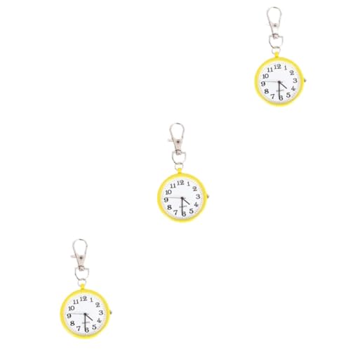 Amosfun 3stücke Retro Taschenuhr Kette Vintage Schlüsselanhänger Elegante Pendeluhr Halskette Für Damen Und Herren Für Alltag Und Besondere Anlässe von Amosfun