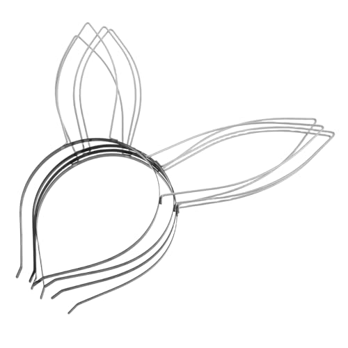 Amosfun 4stücke Blanko-stirnband Mit Hasenohren Für Diy-projekte Einfache Anwendung Geeignet Für Verschiedene Frisuren Und Anlässe von Amosfun