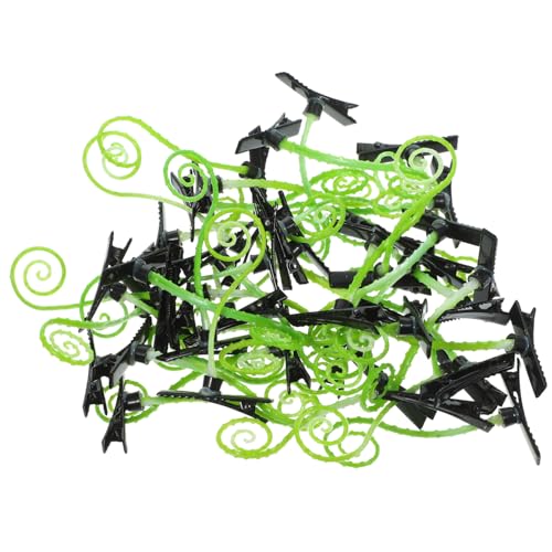 Amosfun 40 Stück Teiliges Lockige Gras Haarspangen für Mädchen Niedliche Haarschmuck Clips Witzige Sprout Hair Clips Vielseitige Haarklammern für Damen Haardekoration für Alltag und von Amosfun