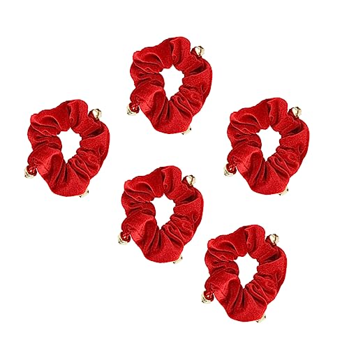 Amosfun 5 Stk Haarschmuck für Damen Haarschmuck für Frauen Weihnachtshaarband Pailletten-Pferdeschwanz-Halter dehnbares spiralförmiges Haar-Accessoire Abschlussball Geschenke die Blase von Amosfun