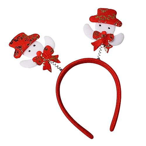 Amosfun 5St kinder haarschmuck fasching kopfbedeckung Karnevalskopfschmuck Kopfschmuck für Weihnachtsfeiern Schneemann-Haarband kleinkind stirnband Elch Haarnadel Baby Weihnachtsschneemann von Amosfun