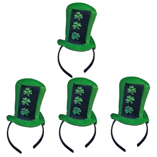 Amosfun 8 Stk Niedliche Haaraccessoires Irisches Party-stirnband Patrick-day-hut Grünes Stirnband Patricks Day Stirnband Kopfschmuck Zum Irischen Tag Hut Haarreif Samt Mini Geschenk von Amosfun