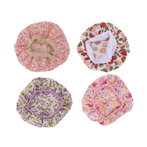 Amosfun 8 Stk Seiden-hijab Duschhaube Für Kinder Satinbandanas Für Frauen Kinder Hijab Frauen Kopftuch Nachtmützen Zum Schlafen Für Damen Kopftuch Für Kinder Haarkappe Elastisch Kleinkind von Amosfun