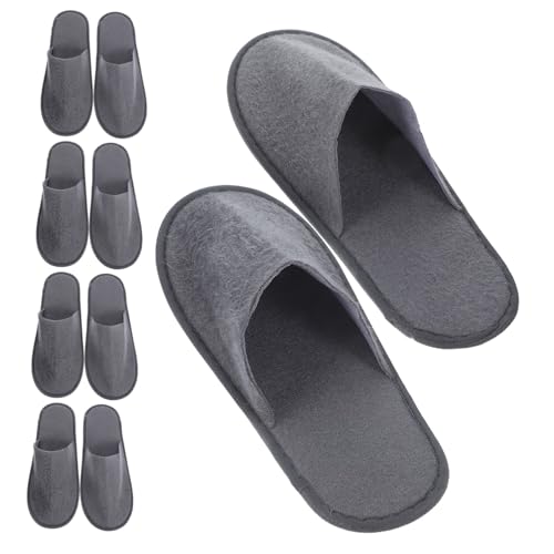 Amosfun 80 Stk Duschschuhe Wegwerfsandalen Indoor-hausschuhe Gästehausschuhe Frotteepantoffeln Einweg-hotelslipper Hochzeitsgeschenke Hausschuhe Aus Baumwolle Universal- Plüsch Damen von Amosfun