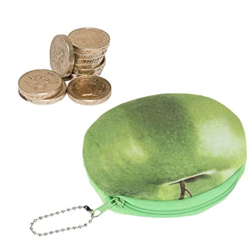 Amosfun Haltertasche Plüschtasche Cash-pu-Beutel Schlüsselanhänger Aufbewahrungstasche Unscharfe Headset-Tasche Münzgeldbörse Kopfhörer Fall Portemonnaie Geldsäcke Reisen Obst Passinhaber von Amosfun