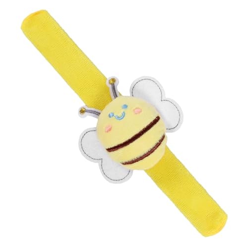 Amosfun Tier-schlagarmbänder Aus Plüsch Bienenmuster-slapbands Für Partys Dekorative Armbänder Als Partygeschenke Cartoon-schlagarmbänder Für Geburtstagsfeiern von Amosfun