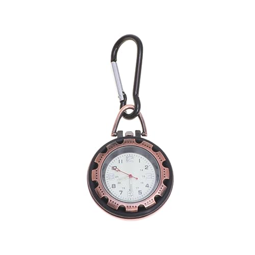 Amosfun Clip-Uhr-Backpacker Ansteckuhr Fluoreszenzuhr Uhr Backpacker-Clip-Uhr Aufsteckbar Taschenuhr von Amosfun