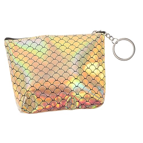 Amosfun Damen-Geldbörse Damen Geldbörsen Brieftaschen-Kartenhalter Kurze Geldbörse für Damen Ledergeldbörse Clutch-Geldbörse für Damen Brieftasche Kartenhalter Kupplung mit Reißverschluss von Amosfun