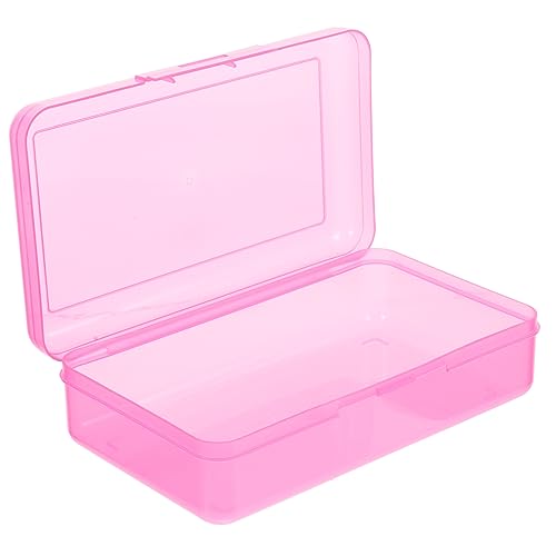 Amosfun Aufbewahrung Kinder Federmäppchen Stifthalter Aus Kunststoff Großes Stifteetui Leichte Stiftebox Kinder Stiftbox Stift-Organizer Schulbedarf Stiftbox Bleistift Tragetasche Plastik von Amosfun