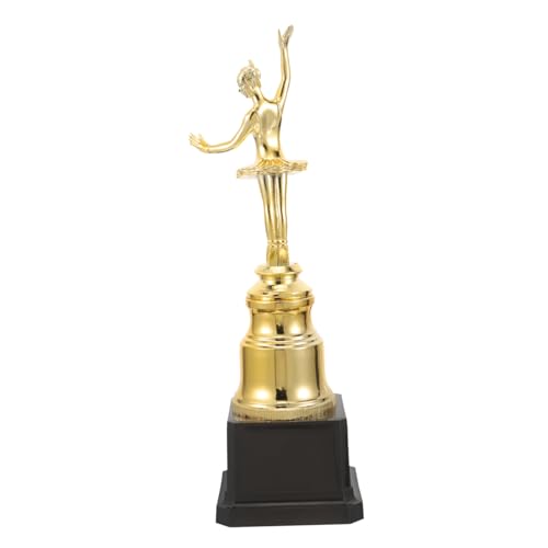 Amosfun Geschenke Preise für Kinder Pokaltrophäen Tanz-Trophäe für Frauen Siegertrophäe Tanztrophäe Ballett-Trophäe Ballett-Tanz-Trophäe - kleine Trophäe Abschlussball Plastik Statue von Amosfun