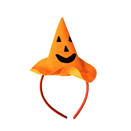 Amosfun Halloween Stirnband Halloween Stirnband Loid Cosplay Neuheit Stirnband Prom Requisiten Kostüm Motorhaube Halloween Kopf Requisite Halloween Kostüm Kosmetik Kürbis Hut Kopf Knopf von Amosfun