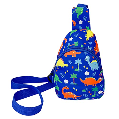 Amosfun Kindertaschen Für Kinder Kinder-gürteltasche Für Handtasche, Umhängetasche Brusttasche Mit Cartoon-Dinosaurier Kinder Bauchtaschen Nylon Modische Tasche Kleine Veränderung Mädchen von Amosfun