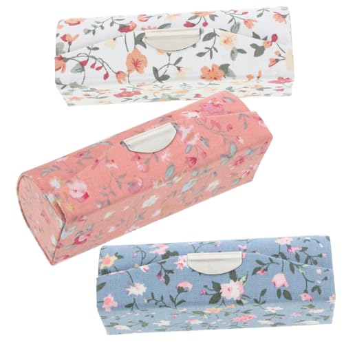 Amosfun 3stücke Kosmetikkoffer Mit Spiegel Make-up-lippenstiftetui Tragbares Lippenstiftetui Für Damen Reisen Camping Partys Lippenstifthalter Mit Knopfverschluss von Amosfun