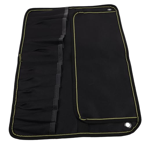 Amosfun Motorrad-werkzeugrollentasche Tragbarer Werkzeug-Organizer Mit Mehreren Taschen Oxford-werkzeugtasche Für Motorrad-wartungsarbeiten Platzsparend Und Leicht Zugänglich von Amosfun