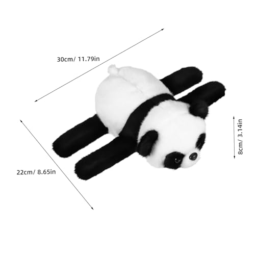 Amosfun Plüsch Panda Slap Bracelet Kuscheltier Armband Flauschiges Tiermotiv Partyzubehör Vielseitiges Handgelenksband für Erwachsene von Amosfun