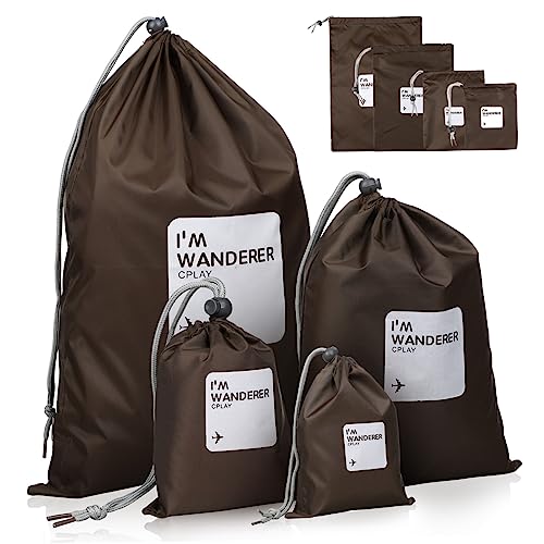 Amosfun Set 4tlg Schuhbeutel Für Die Reise Netzbeutel Aufbewahrungstasche Nylon Mit Kordelzug Reise- Kulturbeutel Schminktasche Groß Rucksack Mit Kordelzug Draussen Schwimmtasche Kind von Amosfun