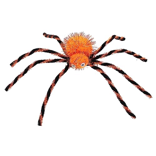 Amosfun Spinne Haarnadel Spinnen-haarspange Lustige Halloween-haarnadel Orange Lila Breite Stirnbänder Für Damen Party-haar-accessoire Gruselige Haarspangen Stoff Bilden Kind Die von Amosfun