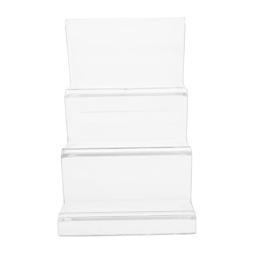 Amosfun Tischaufbewahrungsregal Stöckiger Geldbörsen Organizer für Handtaschen Transparentes Design für Zuhause Geschäfte und Hochwertiges Langlebiges Material Hält Ihre Geldbörsen Stets von Amosfun