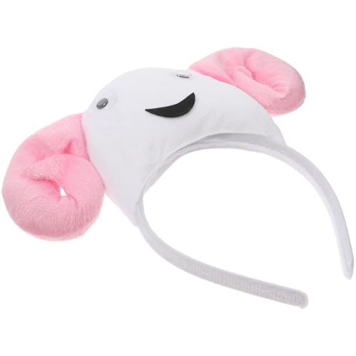Amosfun Stirnband Aus Schafshorn Weich Süß Aus Stoff Stirnband Für Erwachsene Jungen Und Mädchen Tierkopfbedeckung Für Party Halloween Geburtstagsdeko von Amosfun