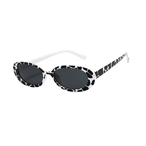 Amosfun Trendige Sonnenbrille Bull Brillen Bonbonfarbene Brille Kuhbrille Foto Requisiten Polarisierte Vintage-sonnenbrille Leoparden-sonnenbrille Für Damen Kind Kleine Rahmenbrille Runden von Amosfun