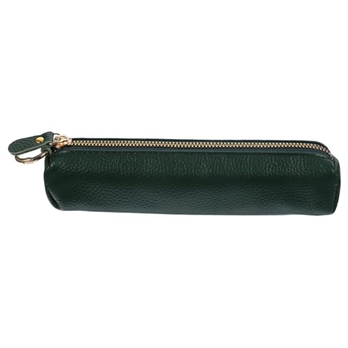 Amosfun Leder Bleistiftbeutel Tragbares Federmäppchen Ledertasche Vintage Federmäppchen Kleine Federtasche Federmäppchen Für Männer Altes Federmäppchen Aufbewahrungstasche Stiftstil Mann von Amosfun